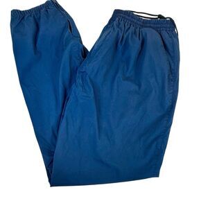Christian Dior Monsieur Jogger Track Lounge Pants Drawstring Zip Ankle Navy SzXL